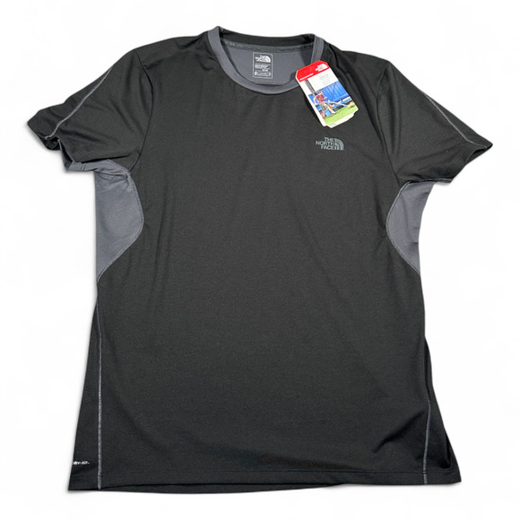 North Face Shirt Adult MEDIUM Black Ampere Performance Training FlashDry Workout - Picture 1 of 10